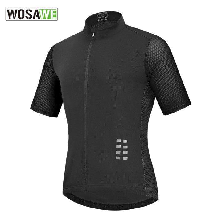 41481440258-2 Jersey manga corta Caballero negro