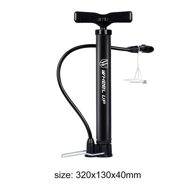 WHEEL UP 120psi Bomba Inflador de aire para neumáticos de bicicleta para válvula americana/Presta