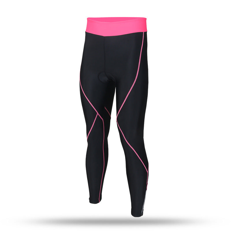 631069116695-3 Licra larga unisex Xintown negro con rosa