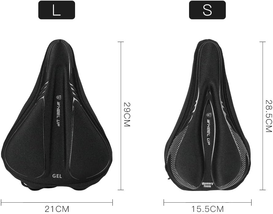 Cubierta de asiento GRANDE de bicicleta antideslizante de esponja para sillín de bicicleta de carretera