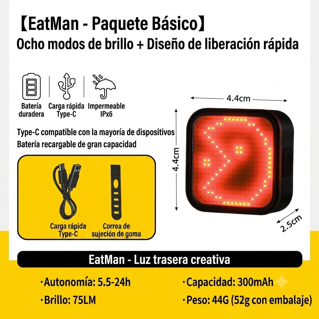 769540734721-1 Luz trasera pacman 34721-1