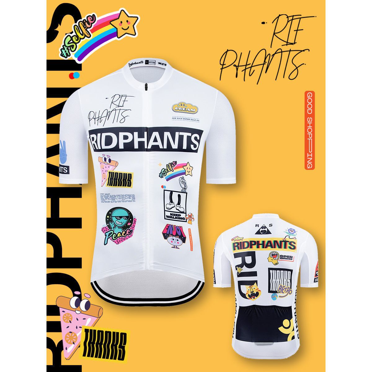 814869143278-2 Jersey manga corta Caballero Ridphants
