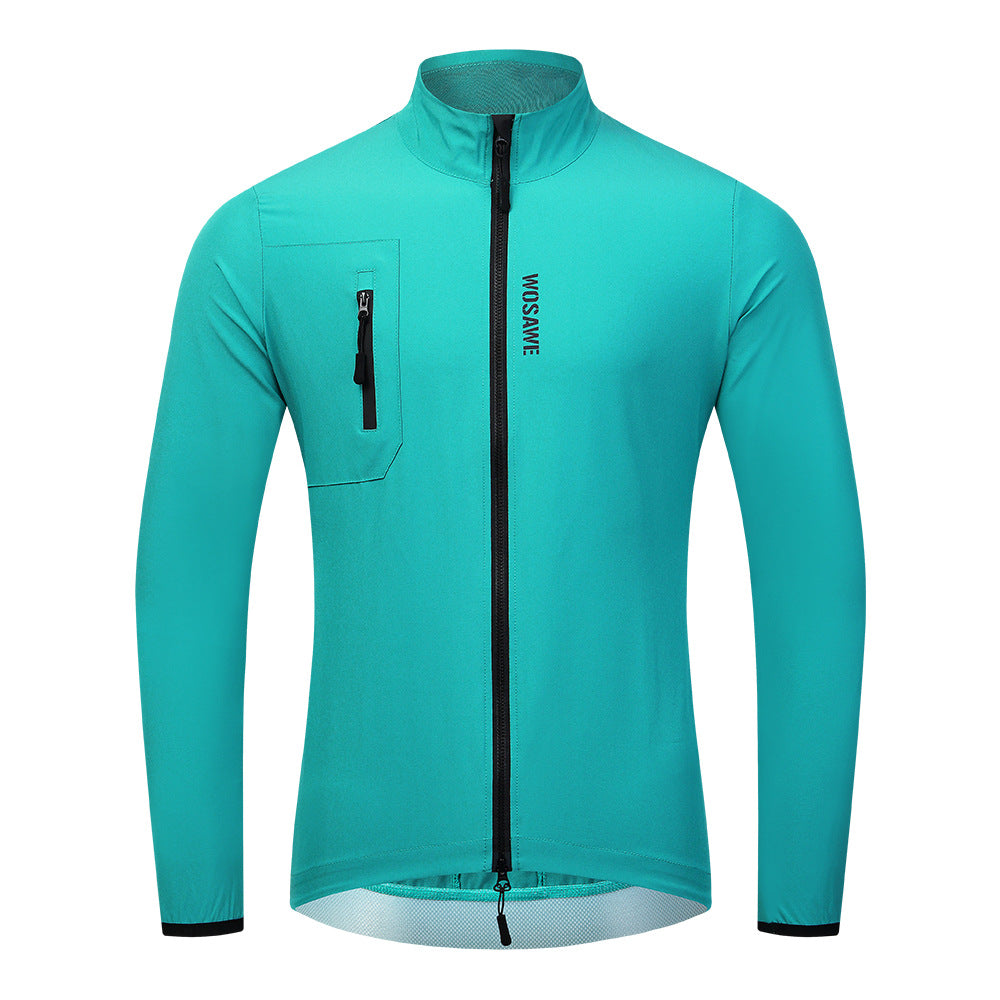 38218-2 Chamarra VERDE Wosawe caballero rompe vientos impermeable