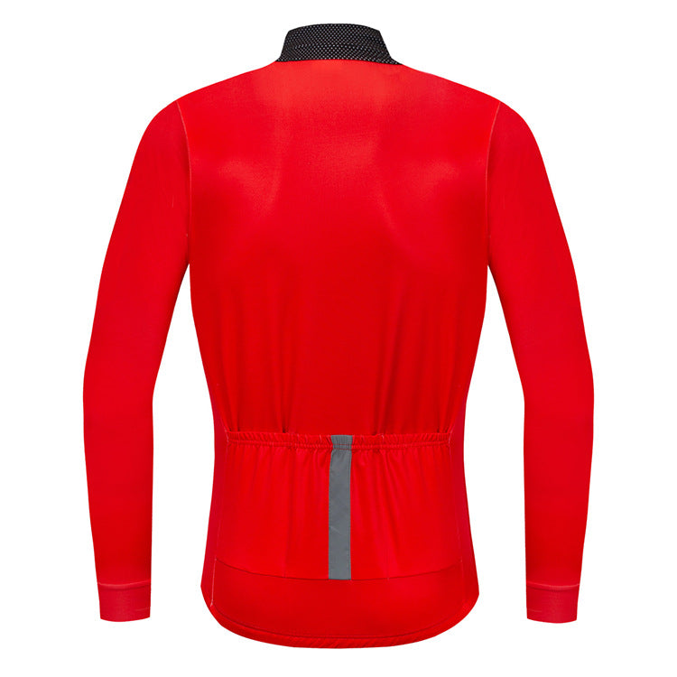 Chamarra Wosawe ROJA de lana a prueba de viento