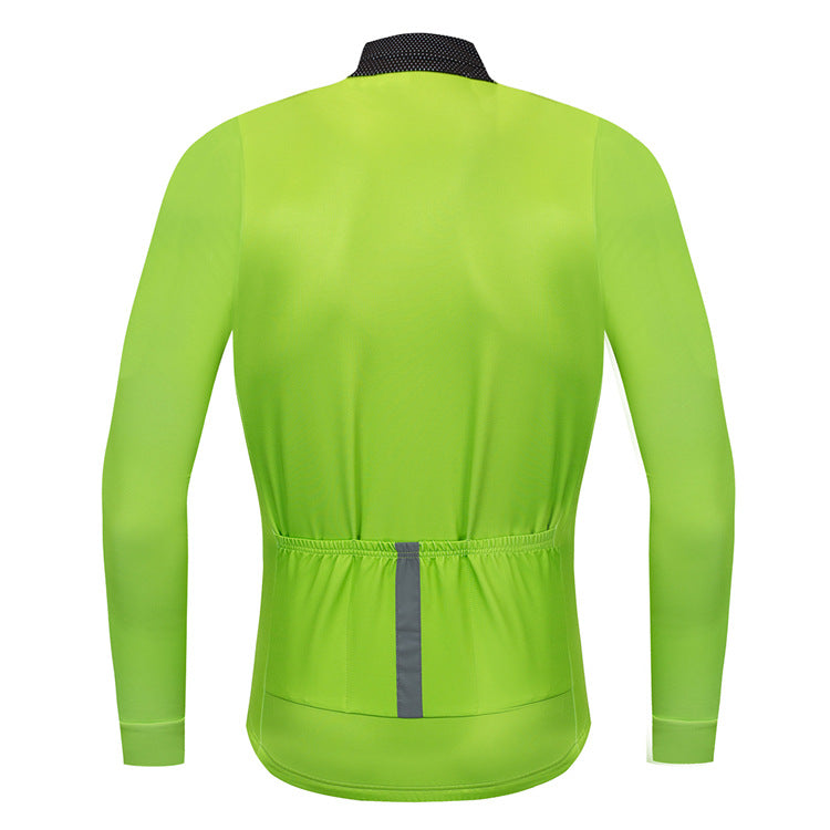 Chamarra Wosawe VERDE de lana a prueba de viento