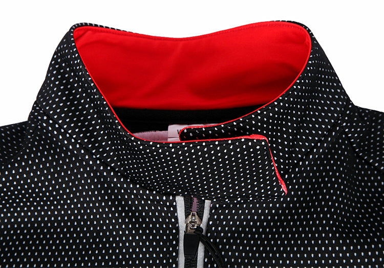 Chamarra Wosawe ROJA de lana a prueba de viento