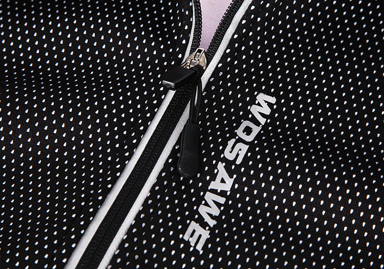 Chamarra Wosawe VERDE de lana a prueba de viento