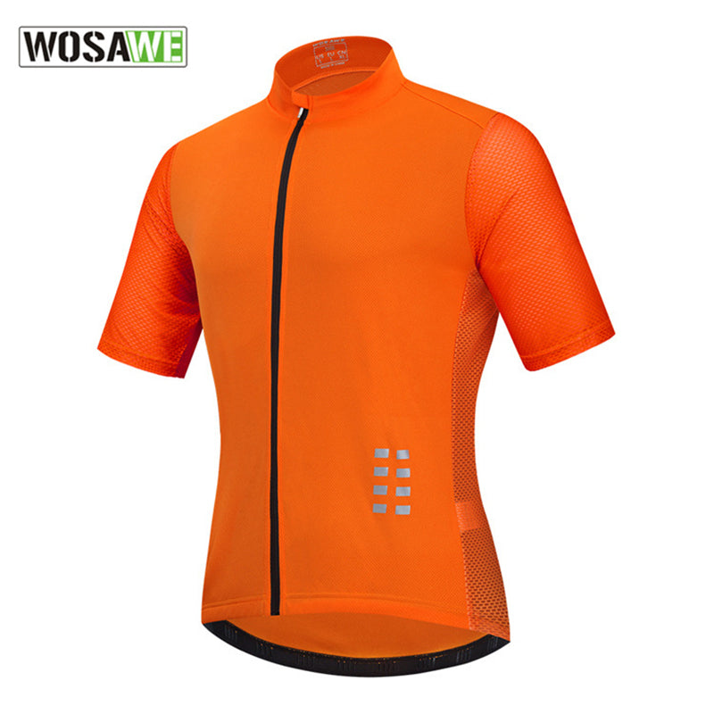 41481440258-1 Jersey manga corta Caballero naranja