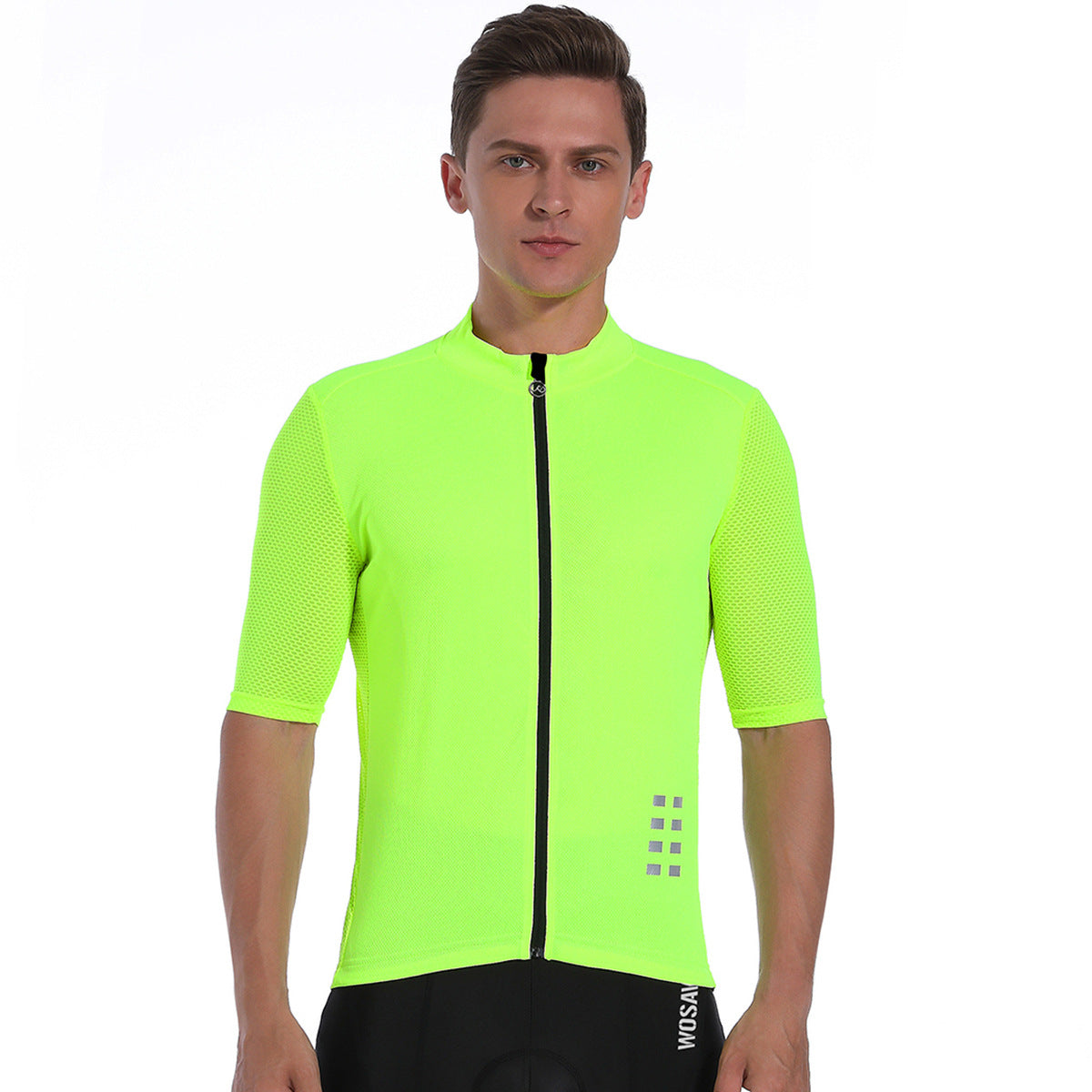 41481440258-3 Jersey manga corta Caballero VERDE