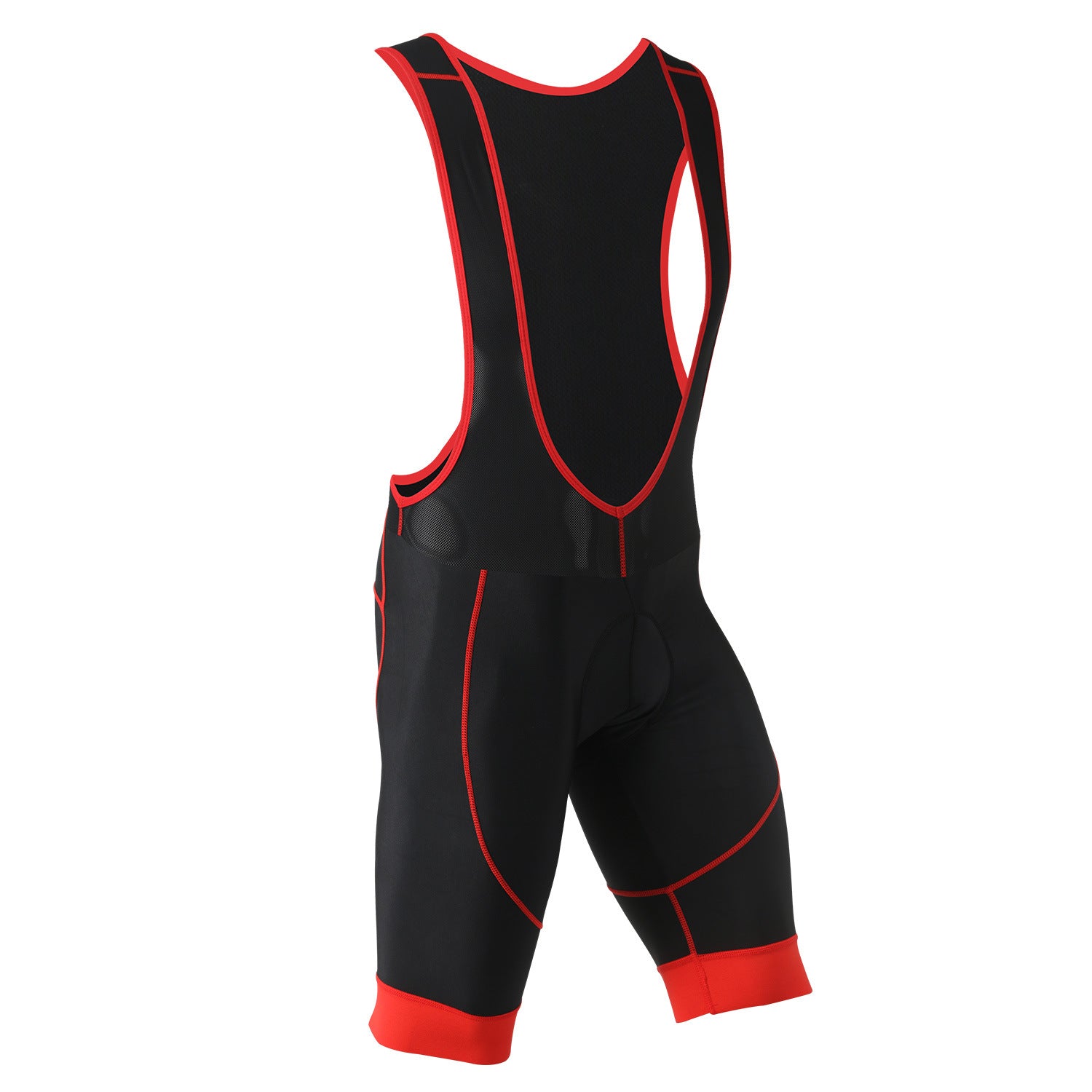 526074211157-3 Licra corta caballero  Xintown negra con rojo