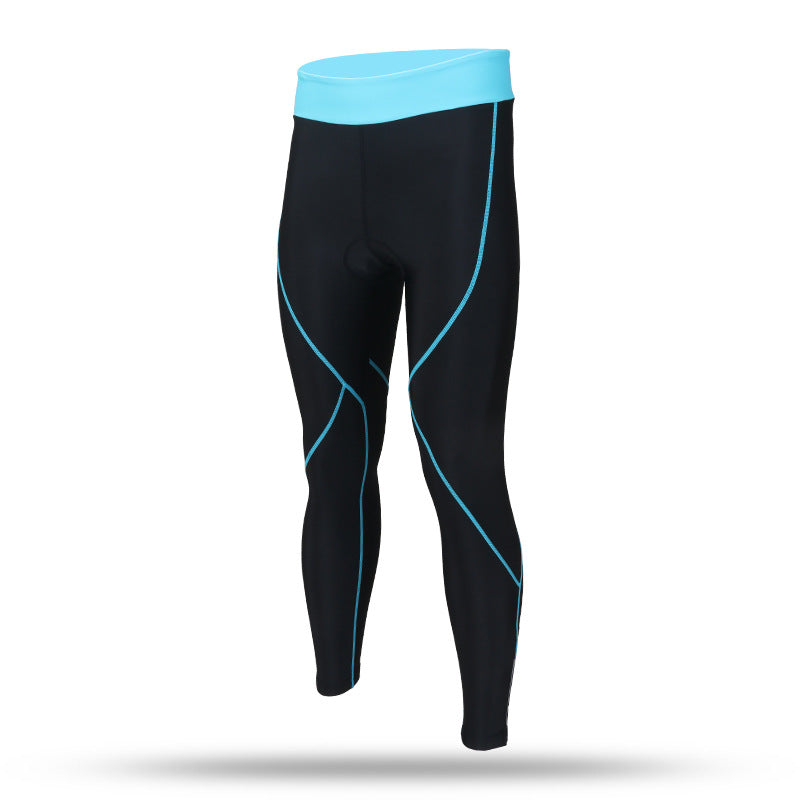 631069116695-4 Licra larga unisex Xintown negro con azul