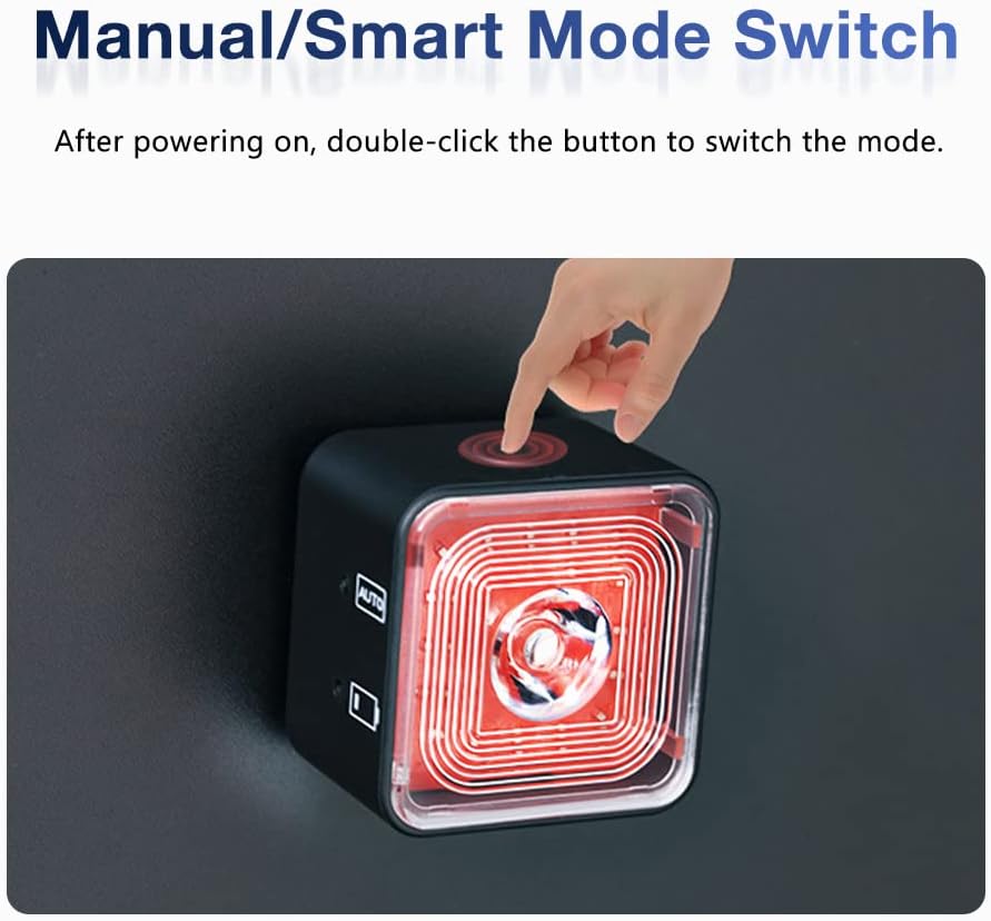 Luces Bicicleta Kit, Luces Delanteras y traseras Impermeables IP66 para Bicicleta, luz de Advertencia de Freno, luz Trasera USB MTB Accesorios 43802-2