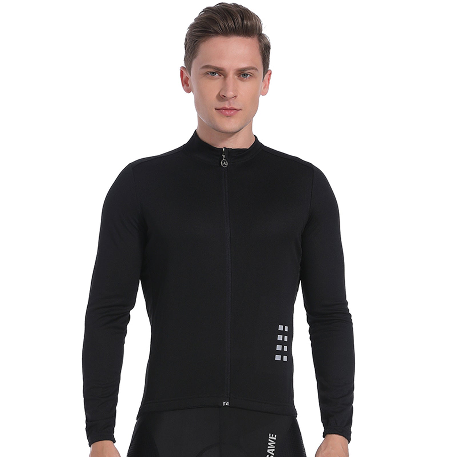 668979424614-5 Jersey manga larga caballero negro