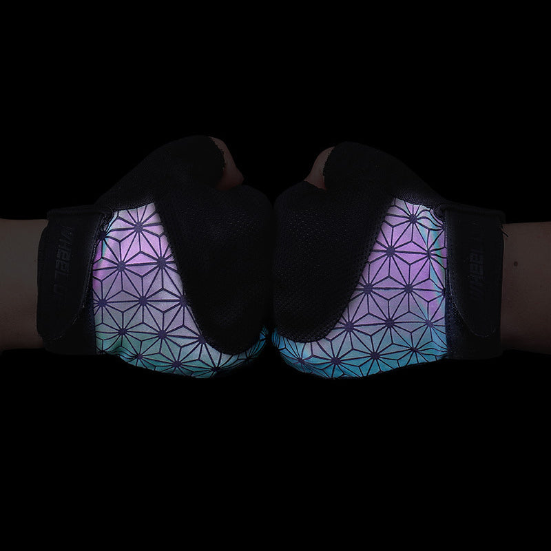 Guantes Cortos Reflectantes Wheel Up Unisex 21714-4