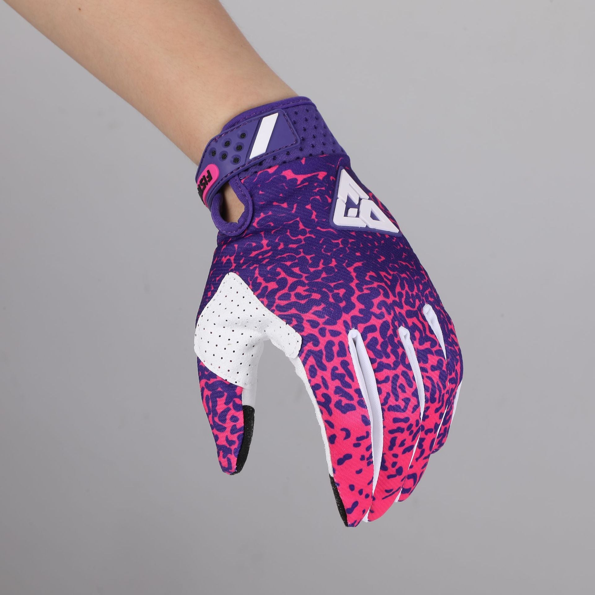834429633281-1 Guantes Rosas Con Morado