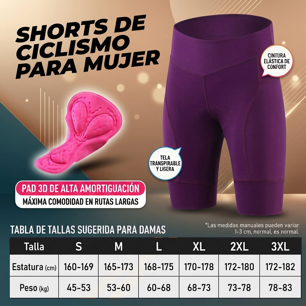 884949145309-3 Licra dama corta morada