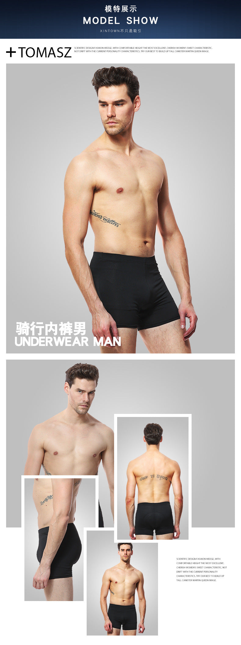 Ropa Interior Xintown Caballero 8936-4