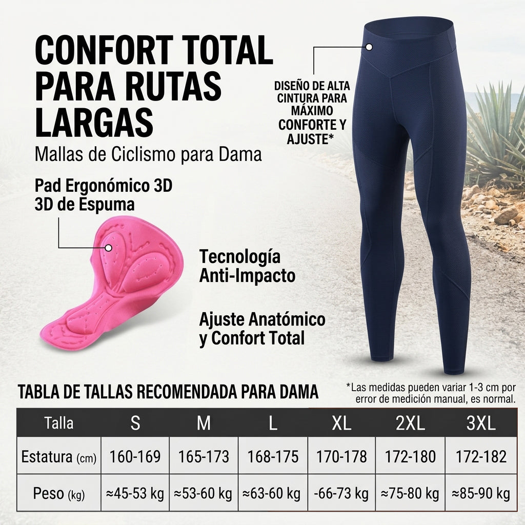 947584069535-4 Licra dama larga azul