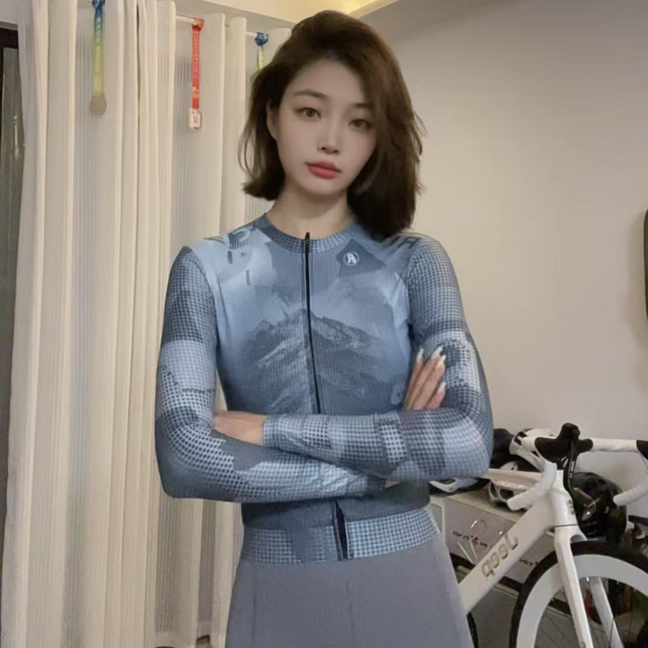 988142534981-4 Jersey manga larga dama Ridphants gris