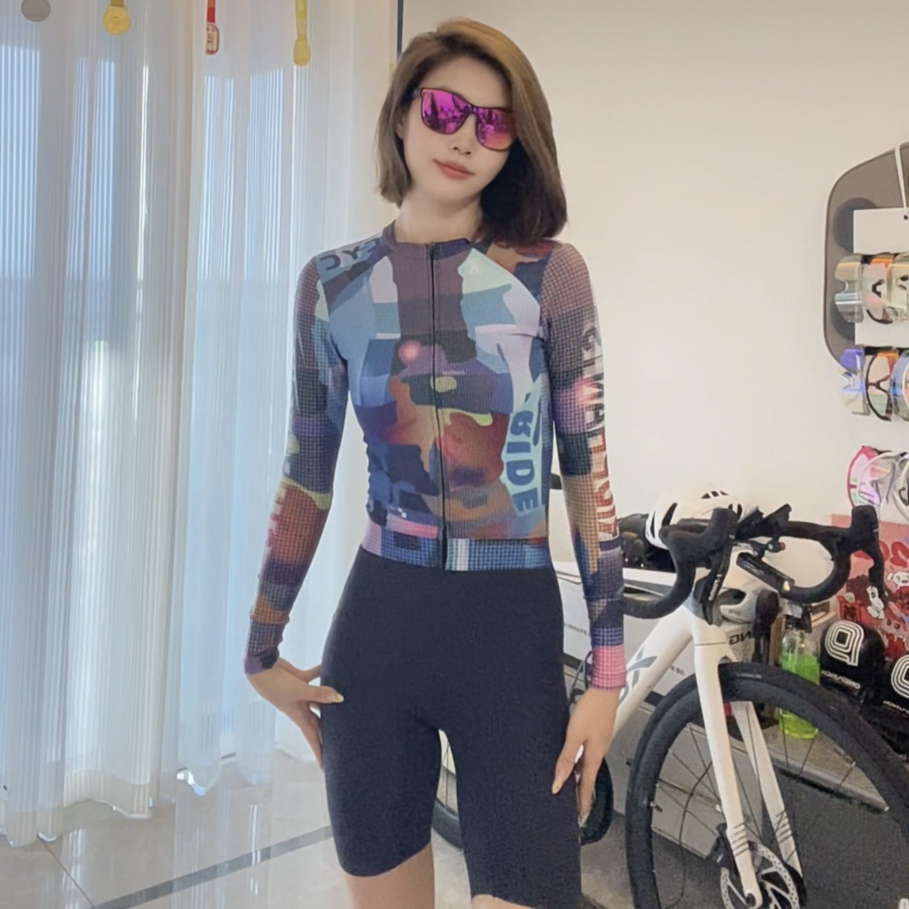 988142534981-7 Jersey manga larga dama Ridphants térmico