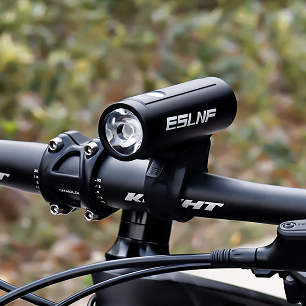ESLNF-luz delantera para bicicleta,LED resistente a la lluvia, 800 lúmenes, carga USB, 2000mAh, IPX6