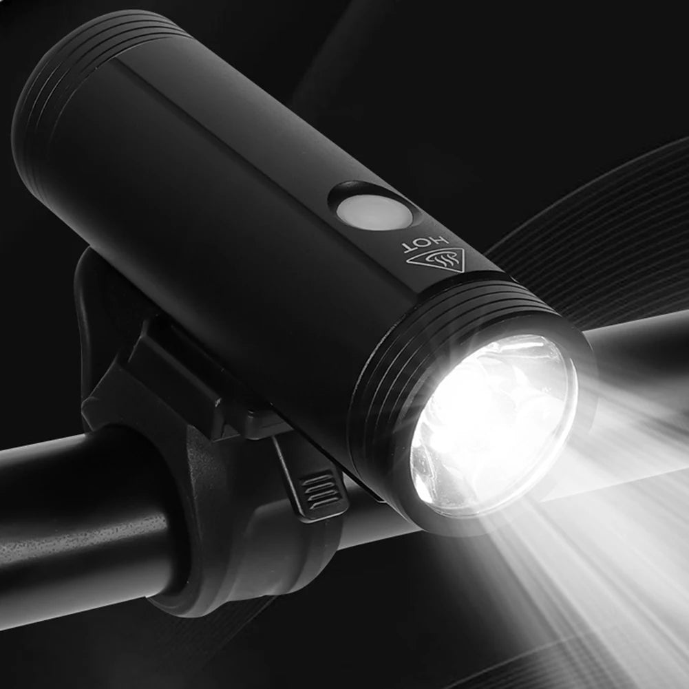 ESLNF-luz delantera para bicicleta,LED resistente a la lluvia, 800 lúmenes, carga USB, 2000mAh, IPX6