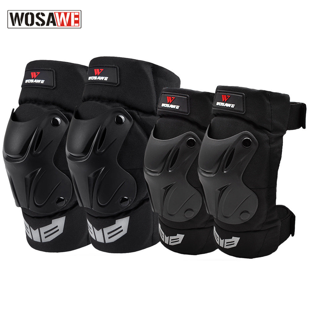 Protecciones Wosawe juego de rodilleras y coderas adulto 11691-2