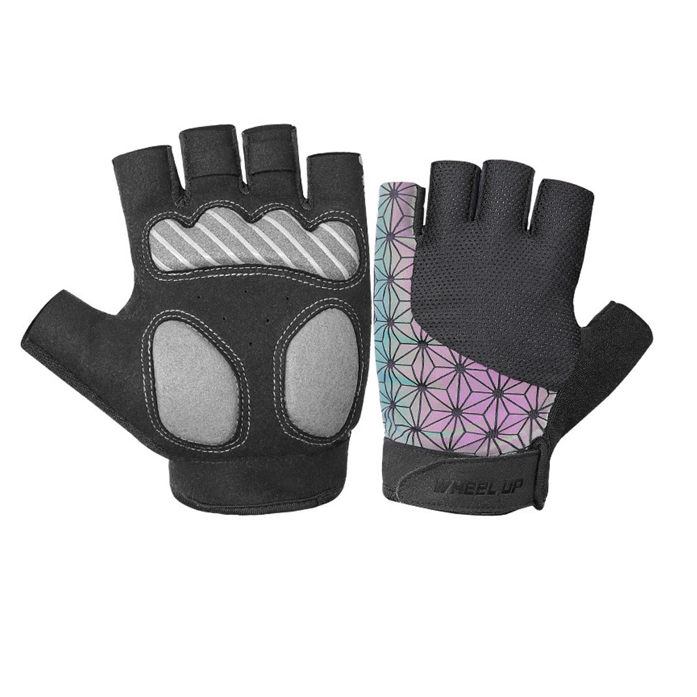 Guantes Cortos Reflectantes Wheel Up Unisex 11331