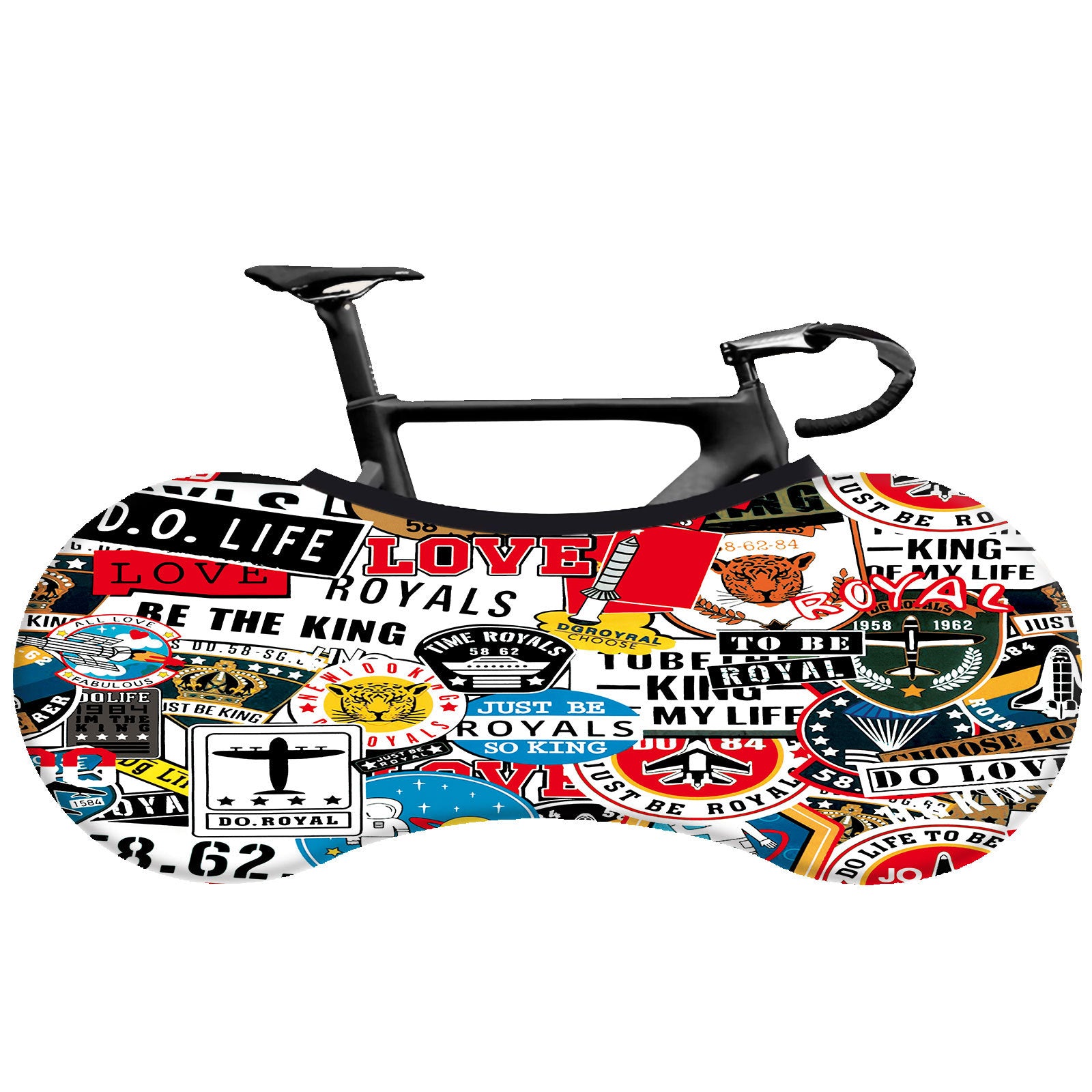 Funda protectora para bicicleta de montaña y carretera, cubierta antipolvo de tela elástica 79278-7